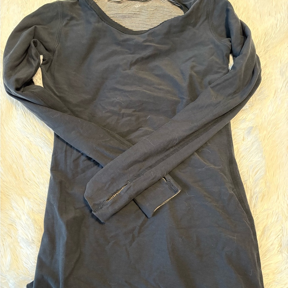 Long Sleeve Black Top